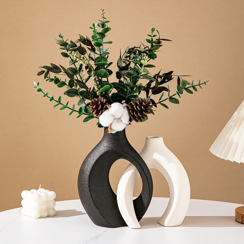 Carvallo – Luksuriösa Geometriska Vaser Set för Moderna Blomsterarrangemang