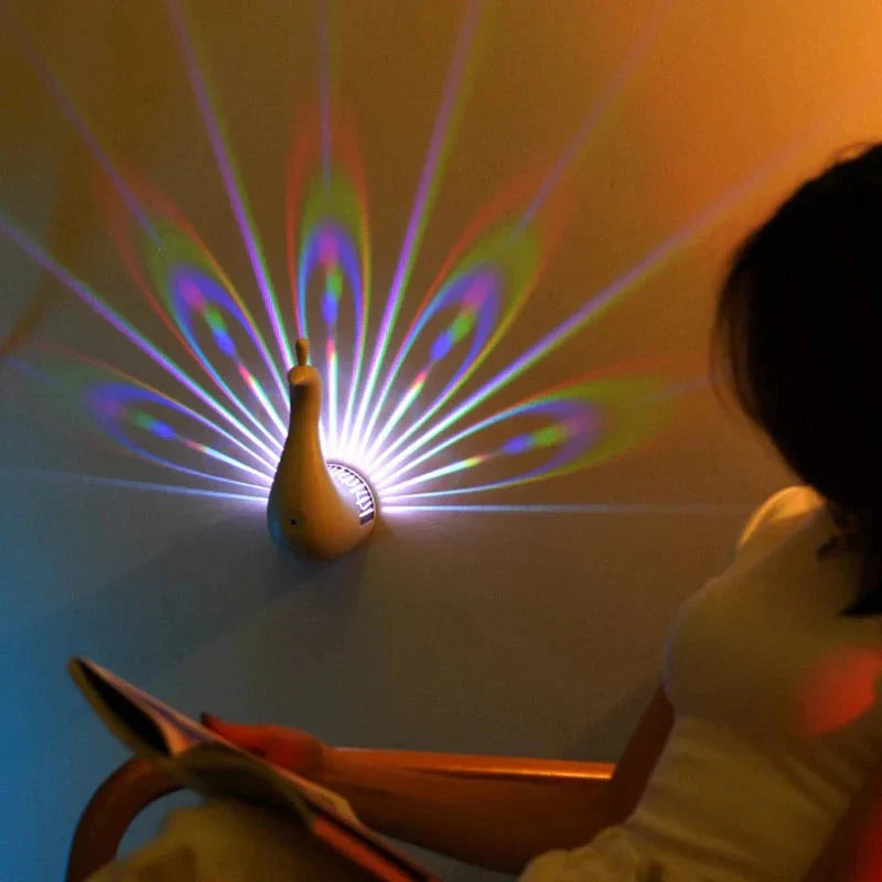 Carvallo – Elegant Uppladdningsbar Vägglampa med Fängslande Ljusprojektion