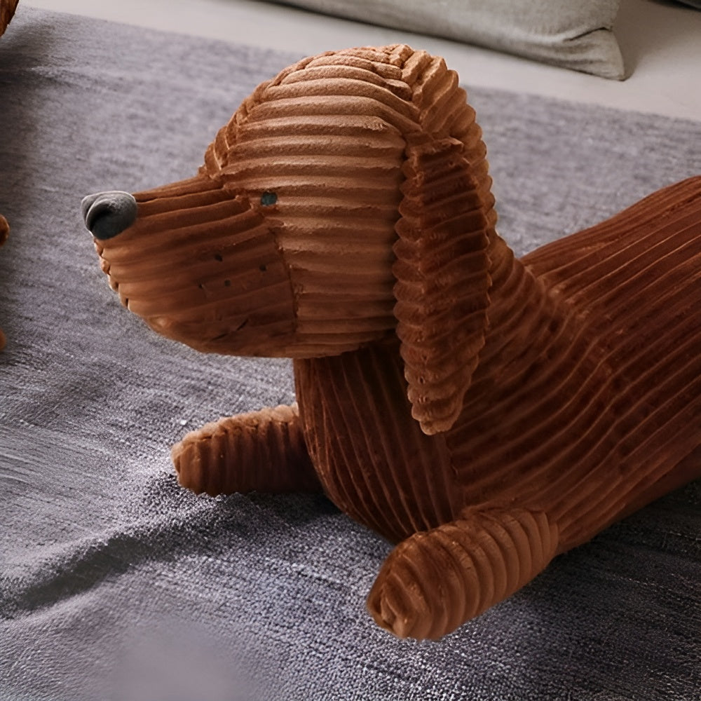 PupSnuggle Kudde - Ergonomisk Dachshund Hundkudde i Tecknad Design