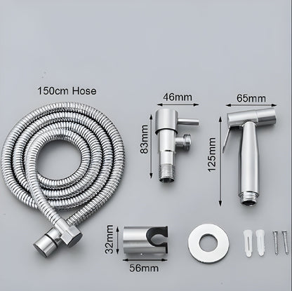 Bidet Handdusch i rostfritt stål – Mjuk och hygienisk rengöring