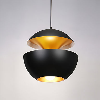 AppleGlow Taklampa – Konstnärlig E27 Taklampa i svart-vitt med solsdesign