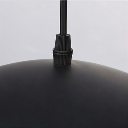 AppleGlow Taklampa – Konstnärlig E27 Taklampa i svart-vitt med solsdesign