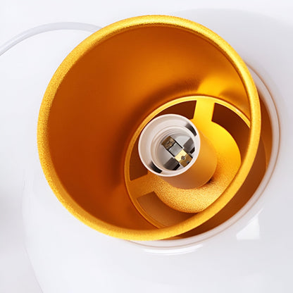 AppleGlow Taklampa – Konstnärlig E27 Taklampa i svart-vitt med solsdesign