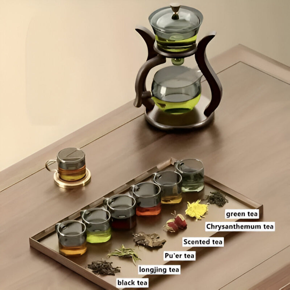 Serica Pour | Droppfri tekanna med magnetisk häll och sil – ergonomisk och handgjord