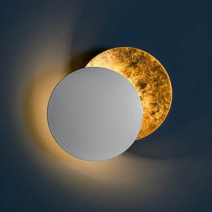 Lunara Halo | 360° roterbar LED-vägglampa med ambient ljus