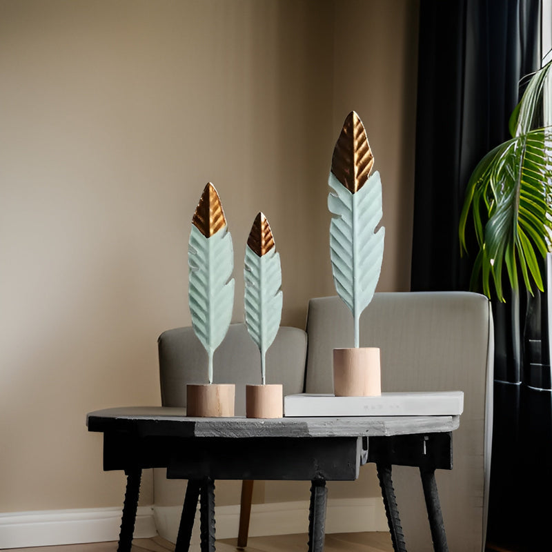 Carvallo – Miljövänliga fjärrformade mini trädekorationer för charmig heminredning