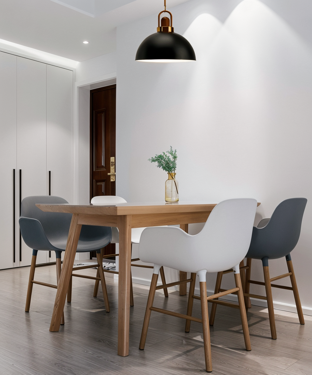 LumiMacaron Lampa | Nordisk metallhänglampa med LED, modern Macaron-design