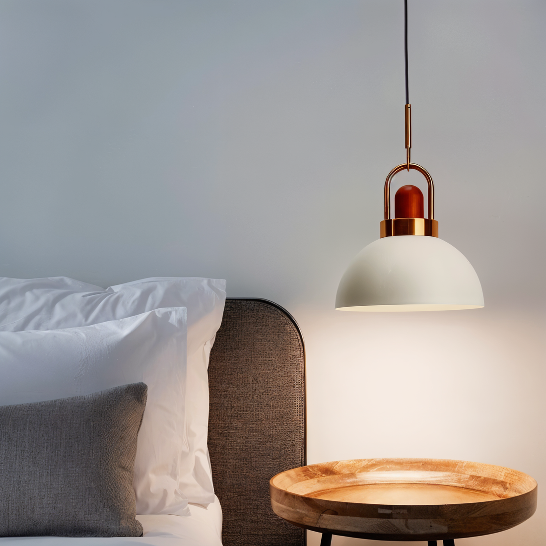 LumiMacaron Lampa | Nordisk metallhänglampa med LED, modern Macaron-design