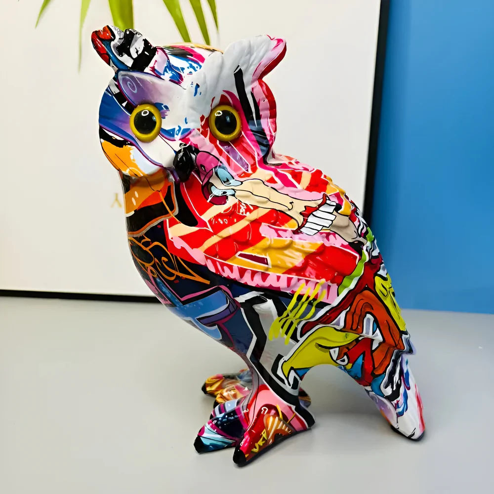 OwlAura – Enchanting owl sculpture for magical decor and lasting sophistication