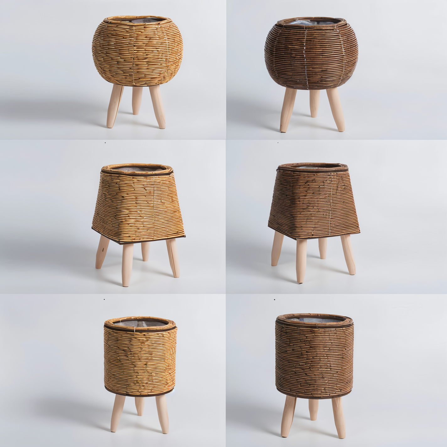 Carvallo - Dekorativ växtbox med rustik inspirerad design och tidlös accent för varje inomhusmiljö