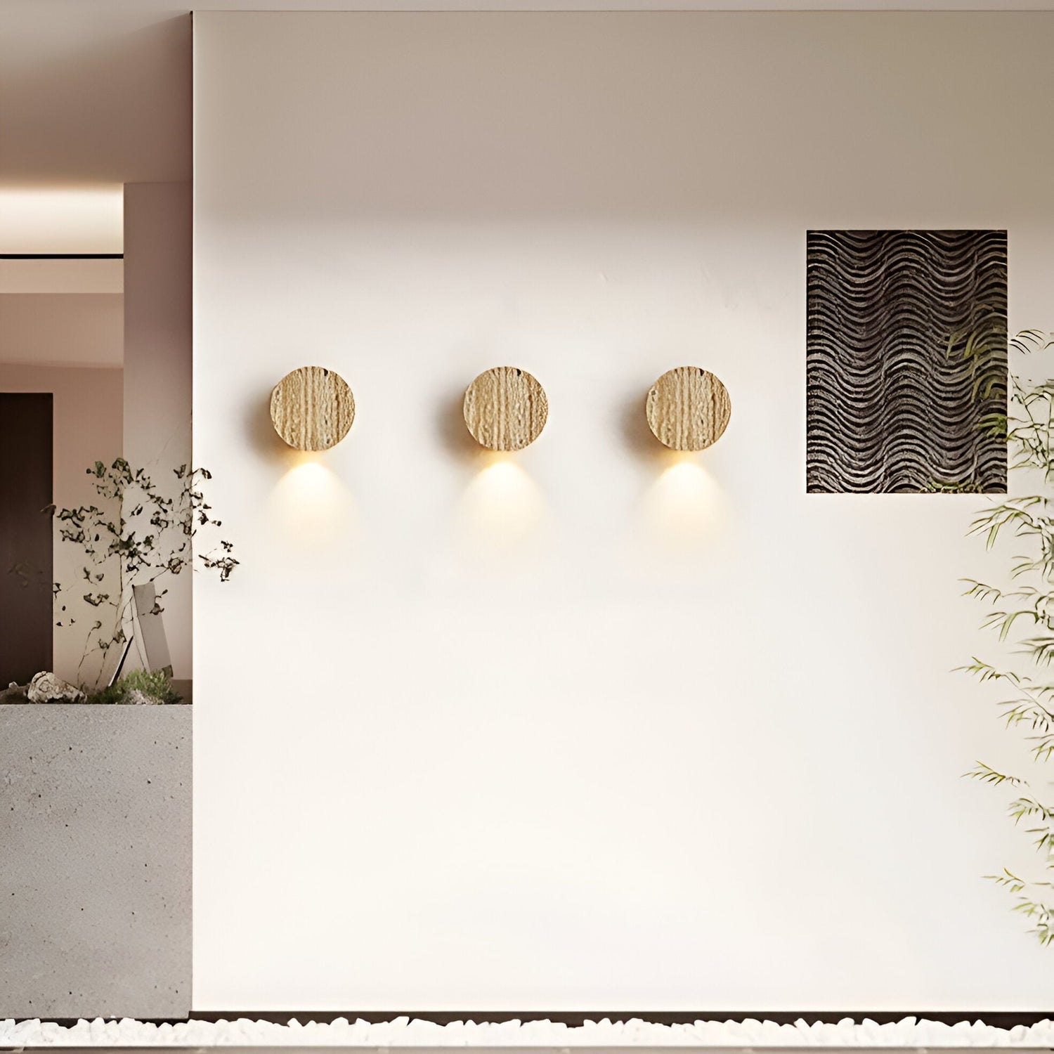 OrbGlow – Vägglampa med mjukt sken och Wabi Sabi-inspirerad estetik