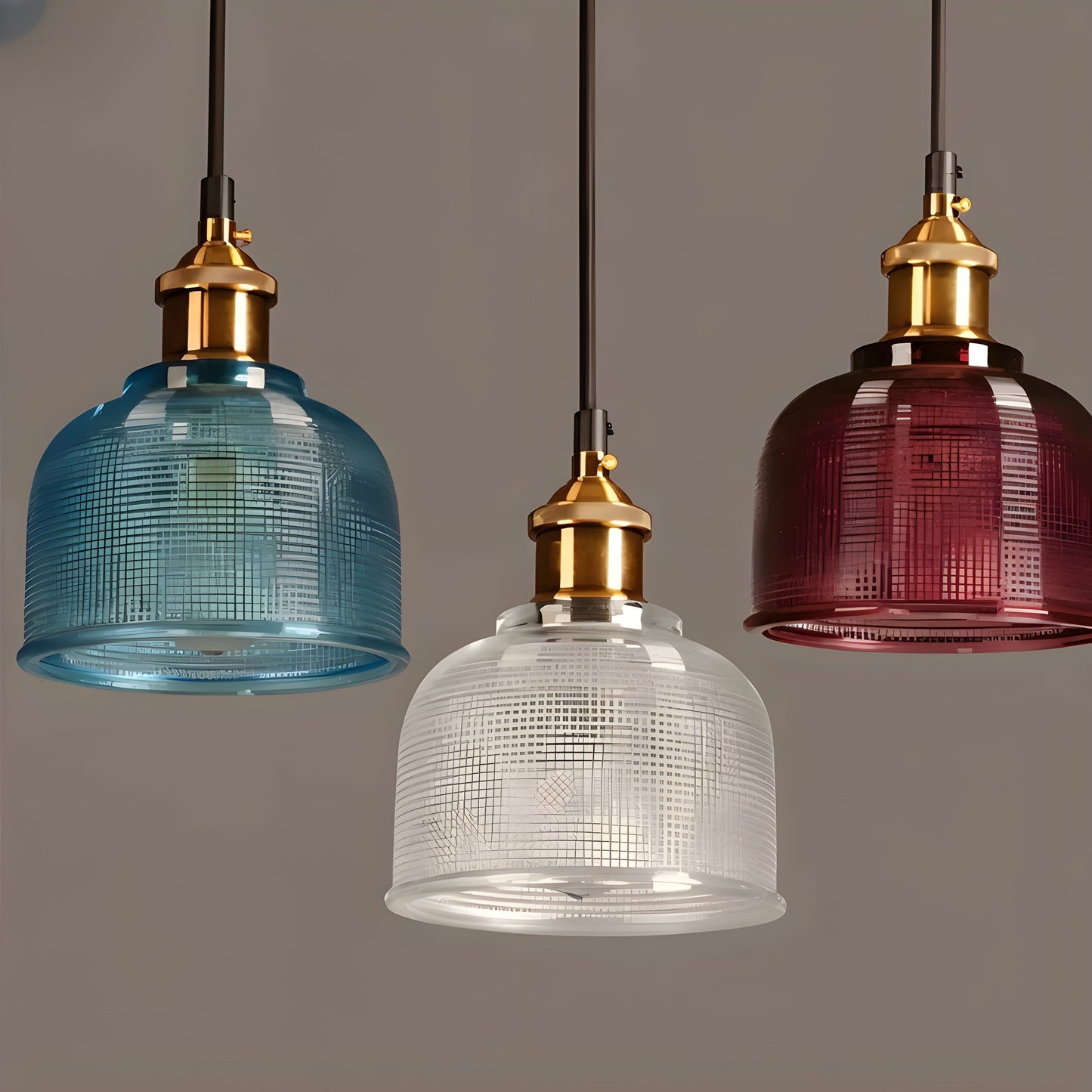 HeritageGlow Light - Glänsande Vintage-Klocka- Pendellampa