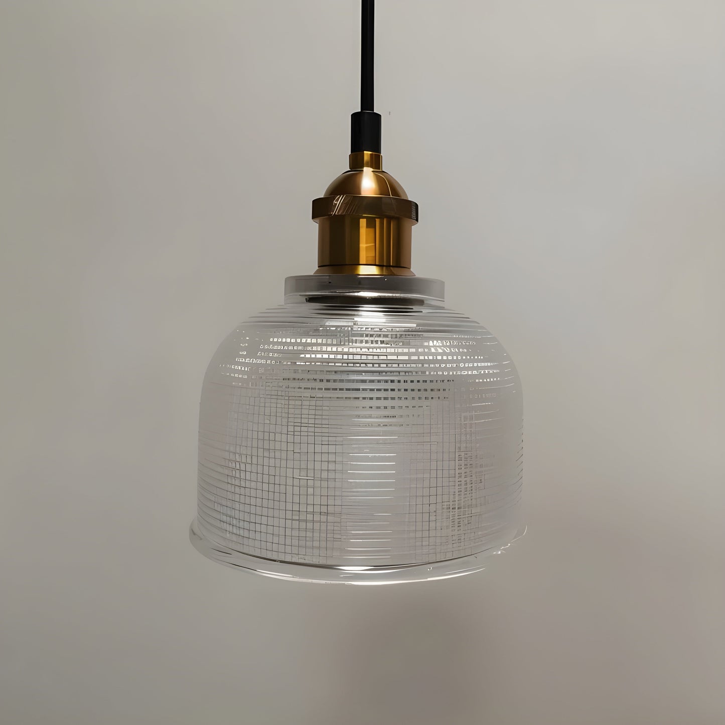 HeritageGlow Light - Glänsande Vintage-Klocka- Pendellampa