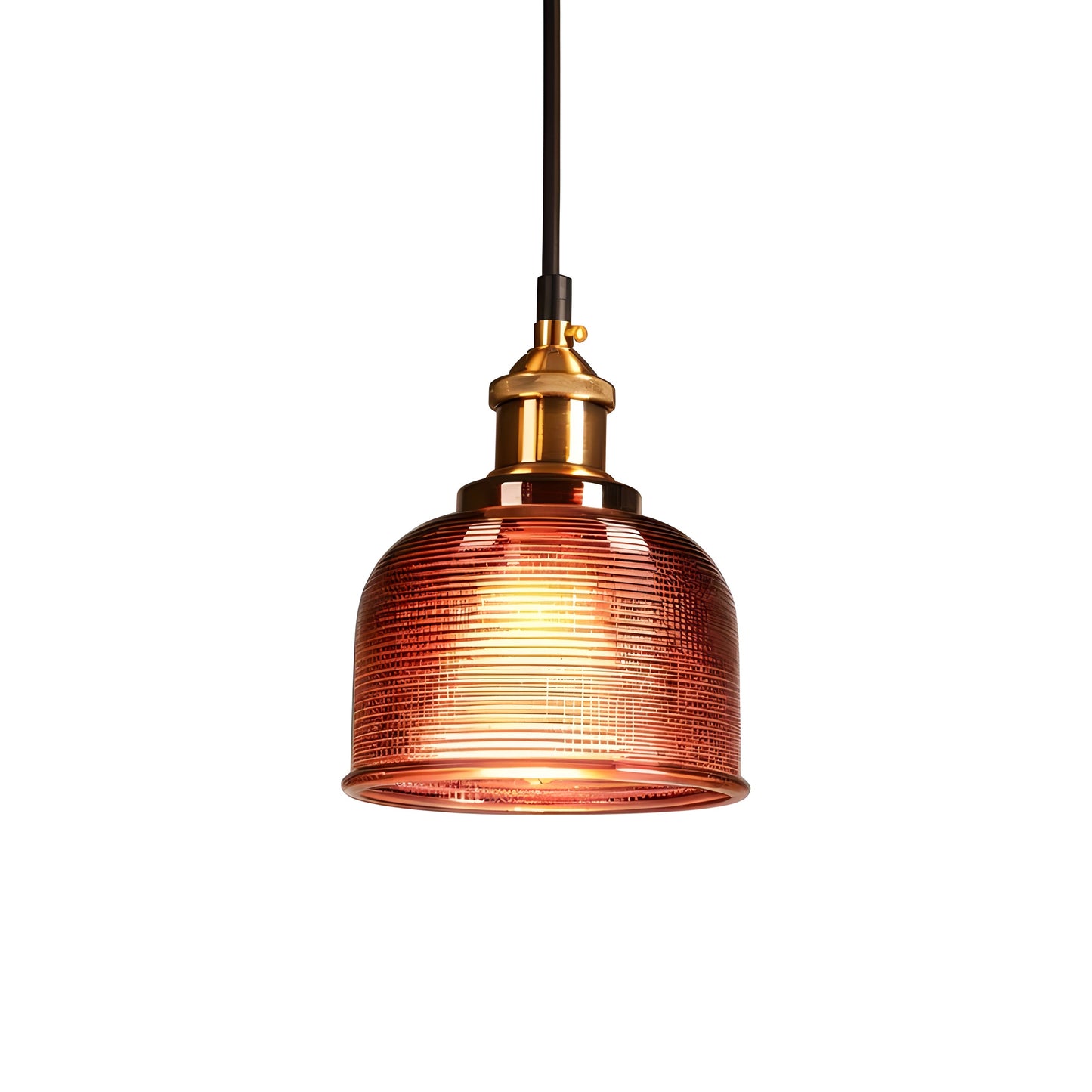 HeritageGlow Light - Glänsande Vintage-Klocka- Pendellampa