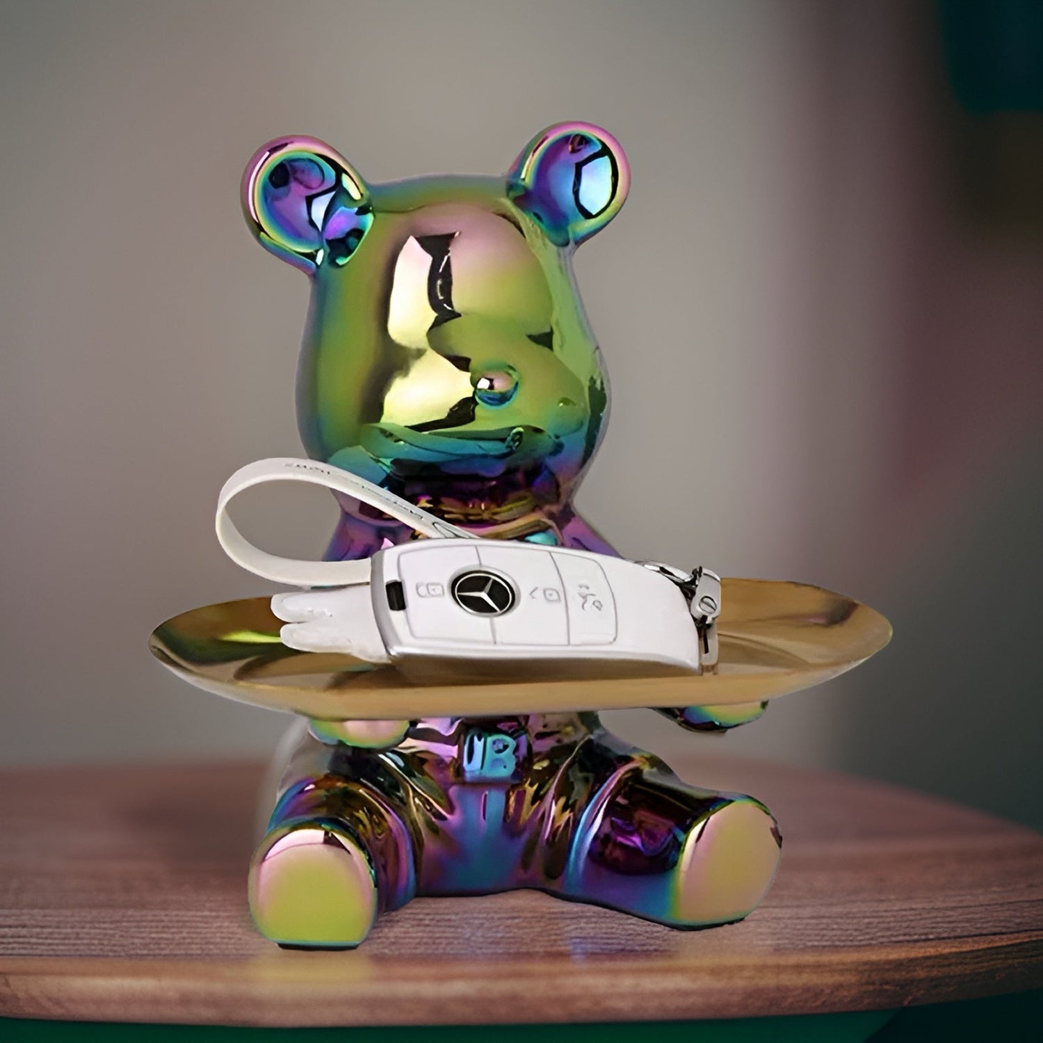 Happy Bear | Modernt keramikfigurställ för stiliga inredningsdetaljer