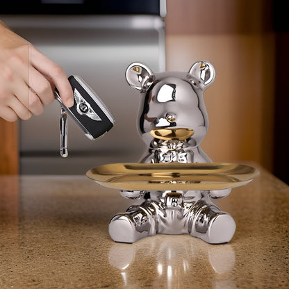 Happy Bear | Modernt keramikfigurställ för stiliga inredningsdetaljer