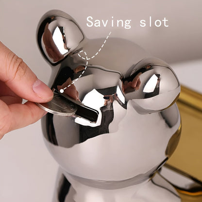 Happy Bear | Modernt keramikfigurställ för stiliga inredningsdetaljer