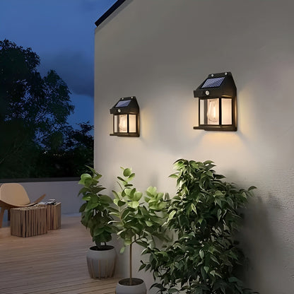 LumeXcel - Modern Solarvägglampa med Rörelsesensor