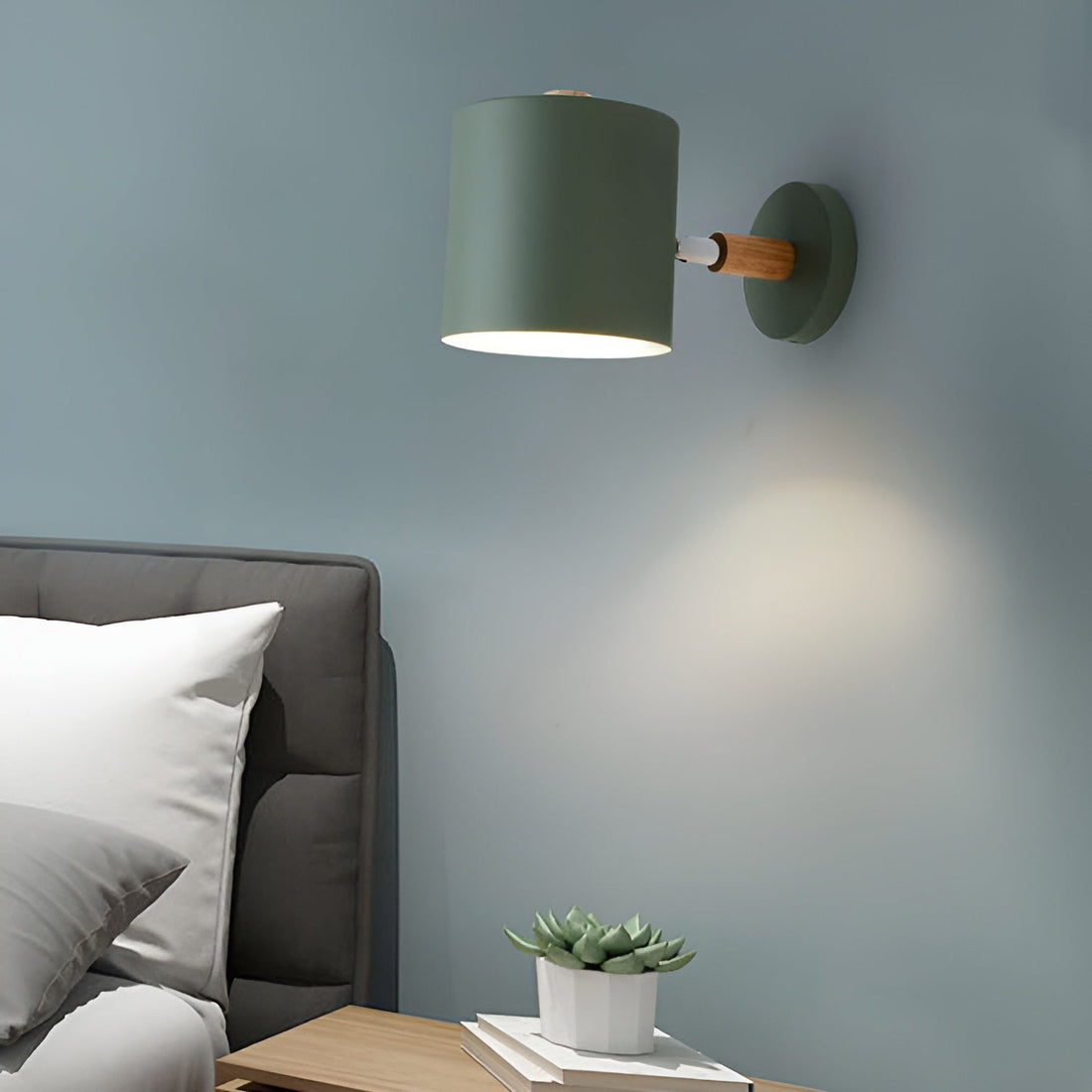 Justerbar vägglampa med pastell elegans
