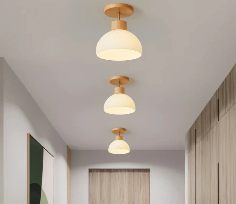 NordicGlow – LED taklampa med ribbat design och ljusstark belysning