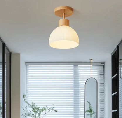 NordicGlow – LED taklampa med ribbat design och ljusstark belysning