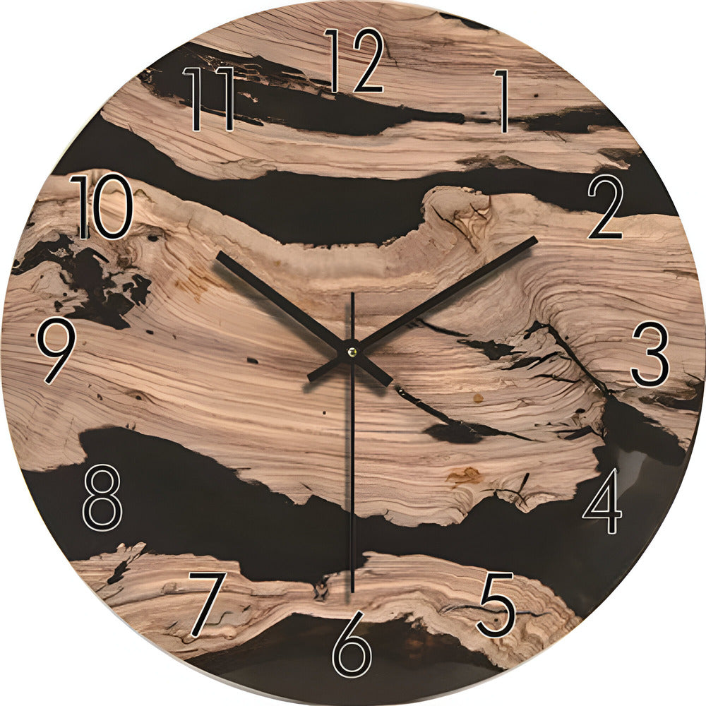Arista Lignum | Minimalistisk väggklocka i trä med skandinavisk design