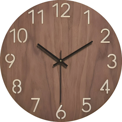 Arista Lignum | Minimalistisk väggklocka i trä med skandinavisk design