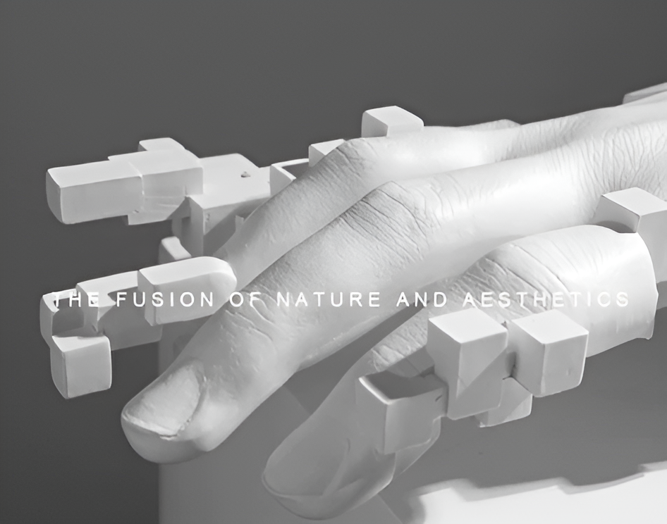 Carvallo – Abstract Harz Hand Skulptur med Modern Elegans