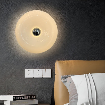 Orange Donut Lampa - Stilig Vägglampa och Bordslampa
