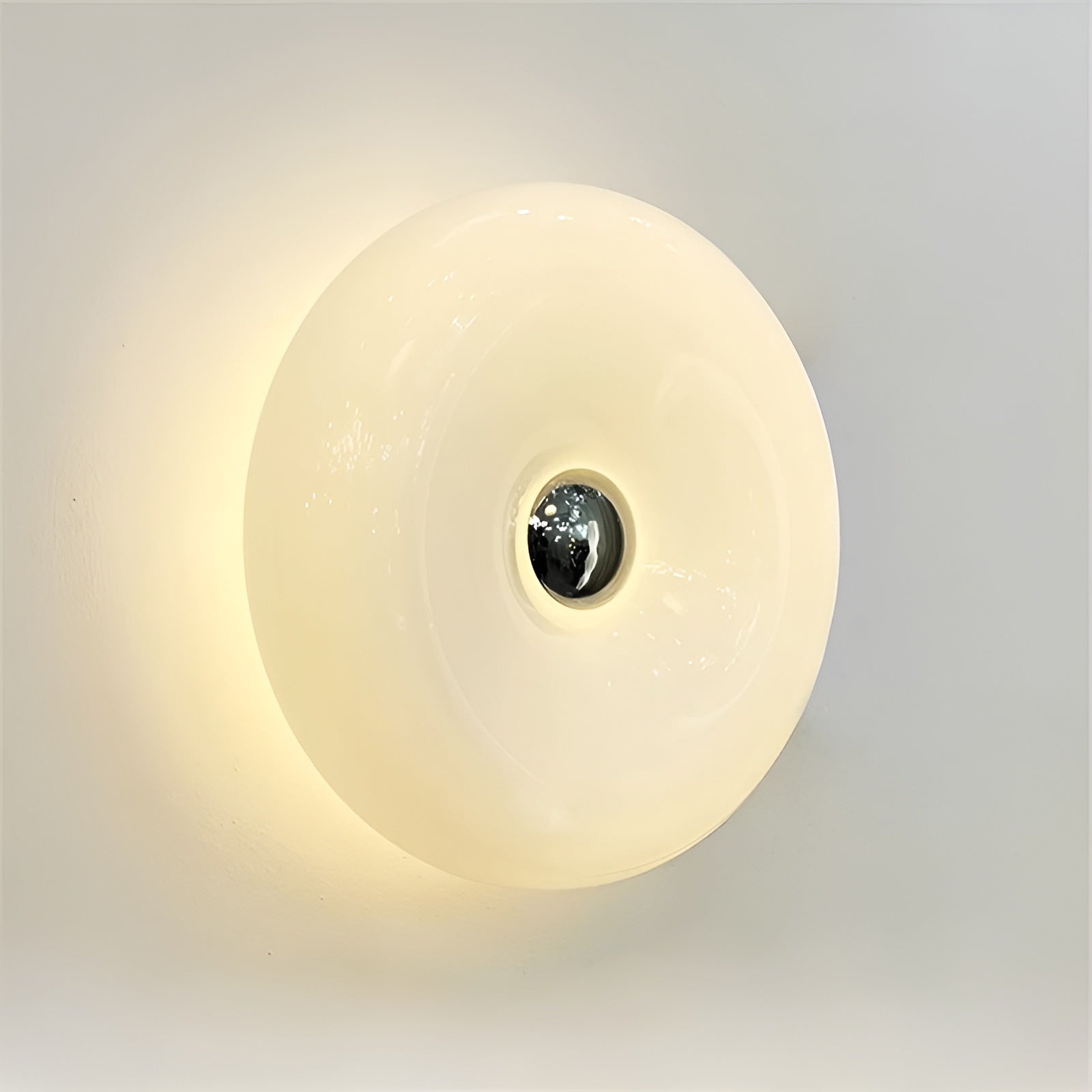 Orange Donut Lampa - Stilig Vägglampa och Bordslampa