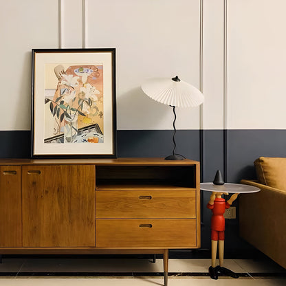 OrigamiGlow – Elegant LED-lampa med vågigt design för modern belysning