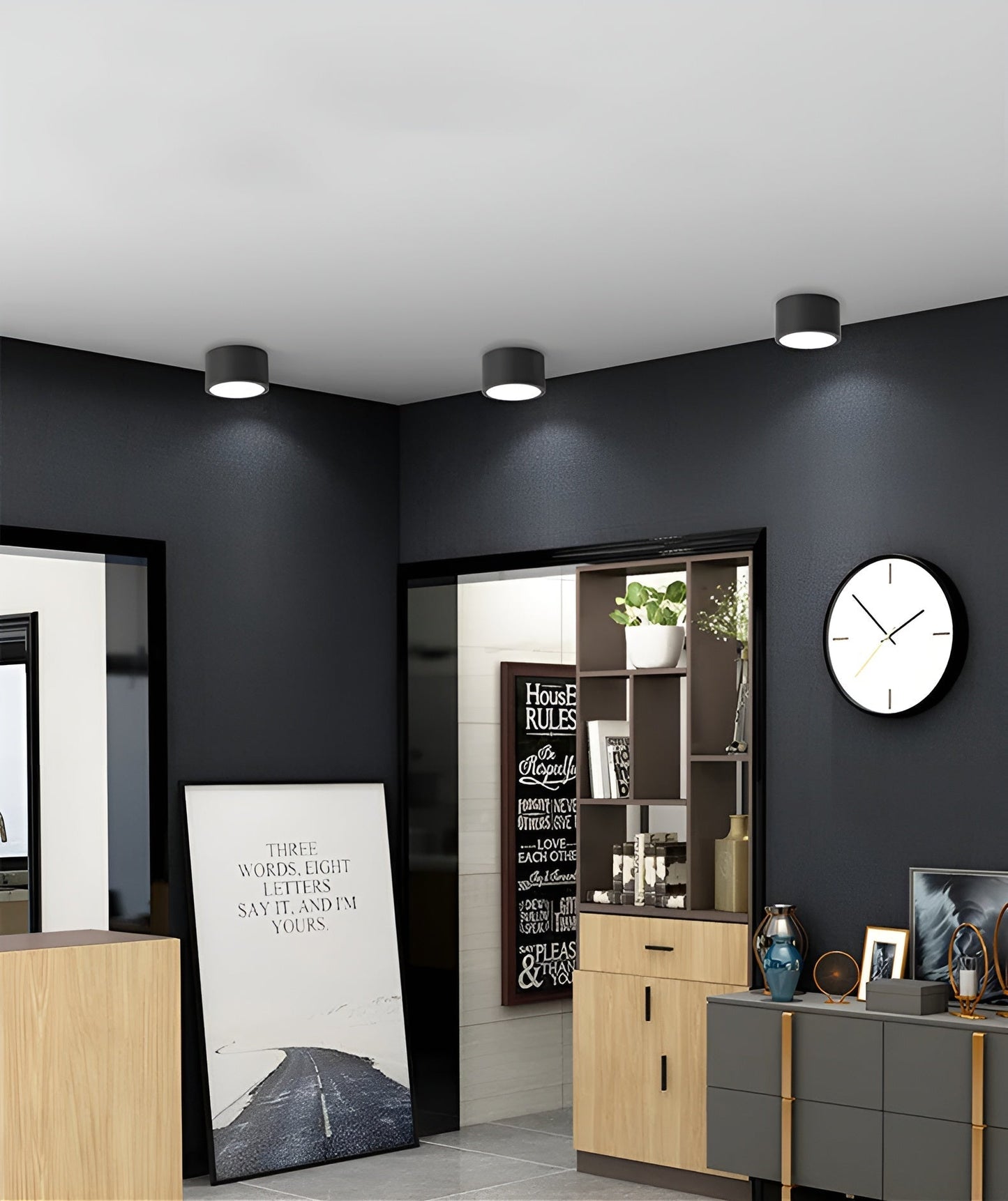 Carvallo – Minimalistisk Zylinder taklampa med Varm Ljus Accent