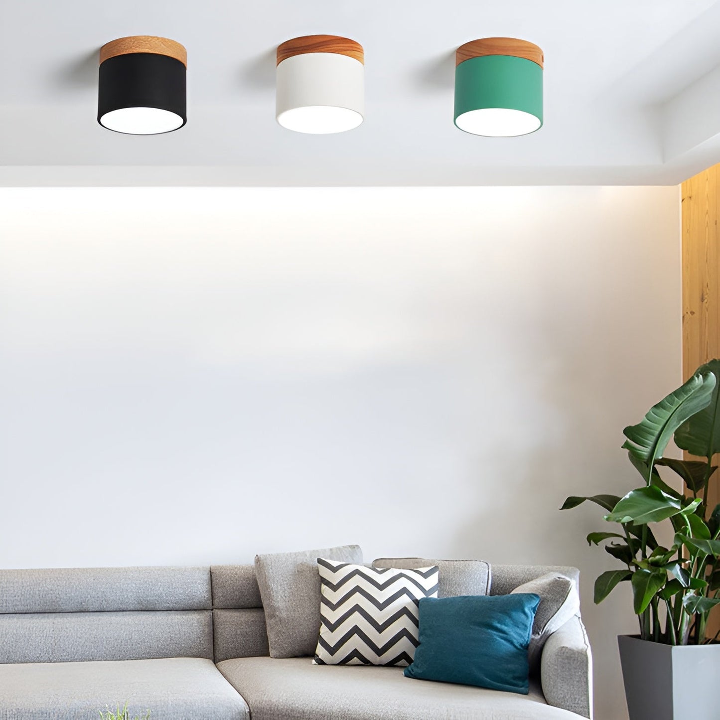 Carvallo – Minimalistisk Zylinder taklampa med Varm Ljus Accent