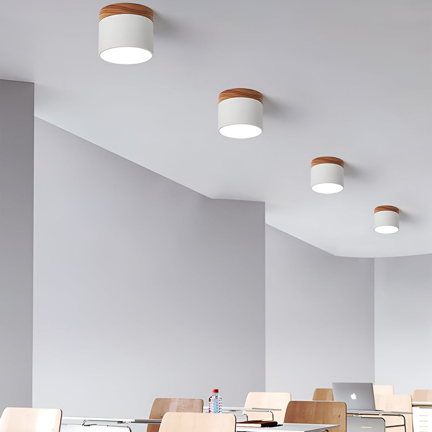 Carvallo – Minimalistisk Zylinder taklampa med Varm Ljus Accent