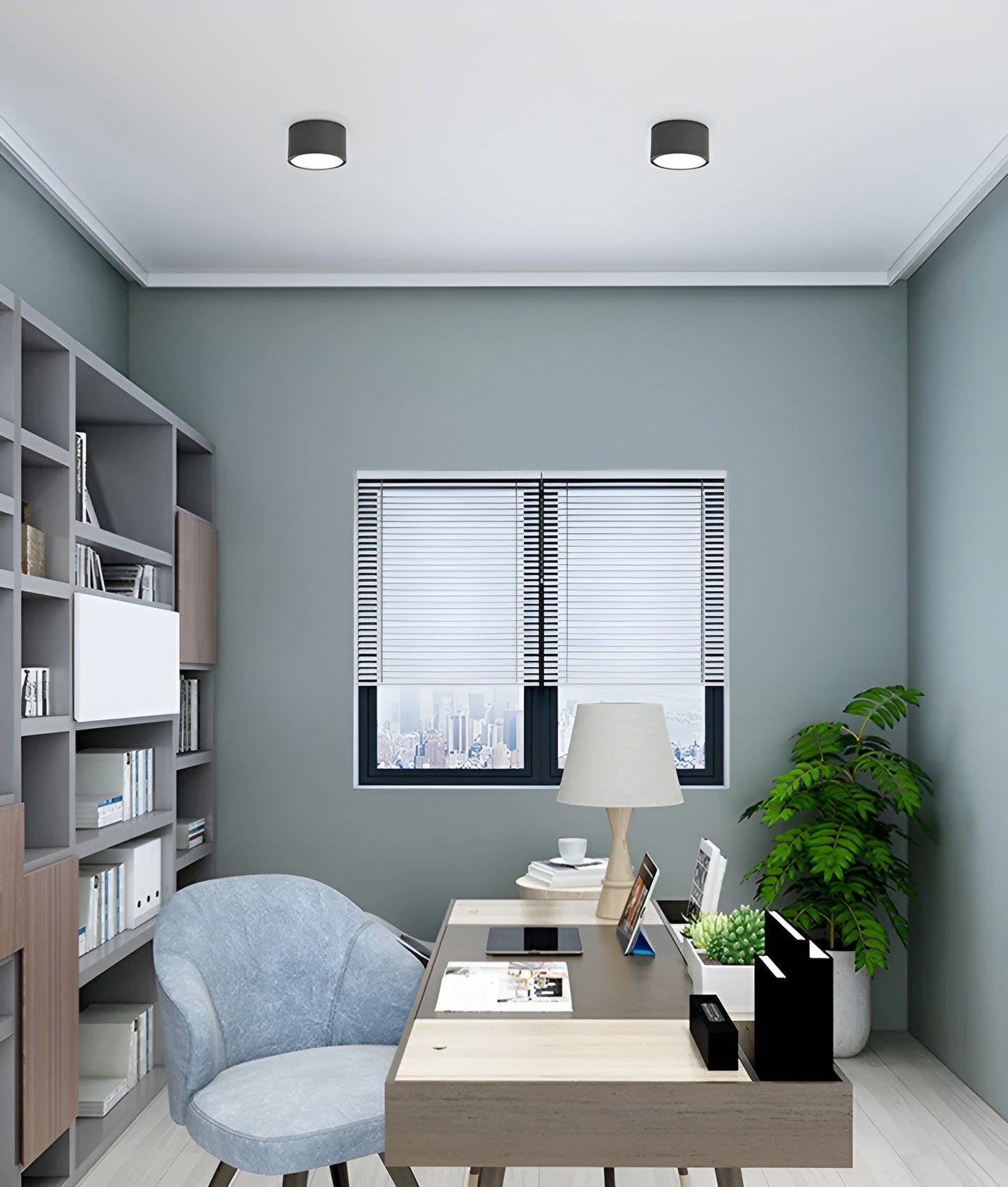 Carvallo – Minimalistisk Zylinder taklampa med Varm Ljus Accent