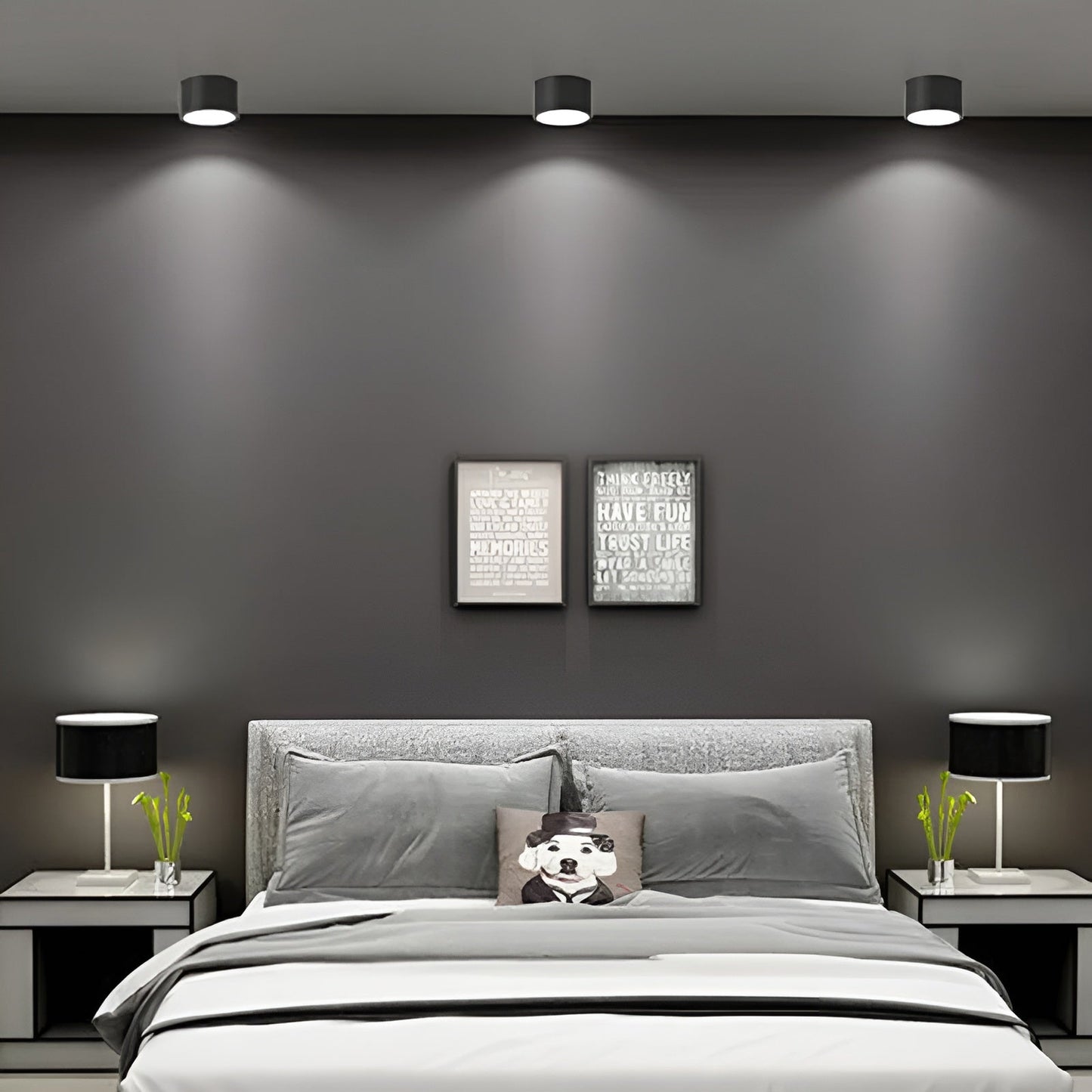 Carvallo – Minimalistisk Zylinder taklampa med Varm Ljus Accent