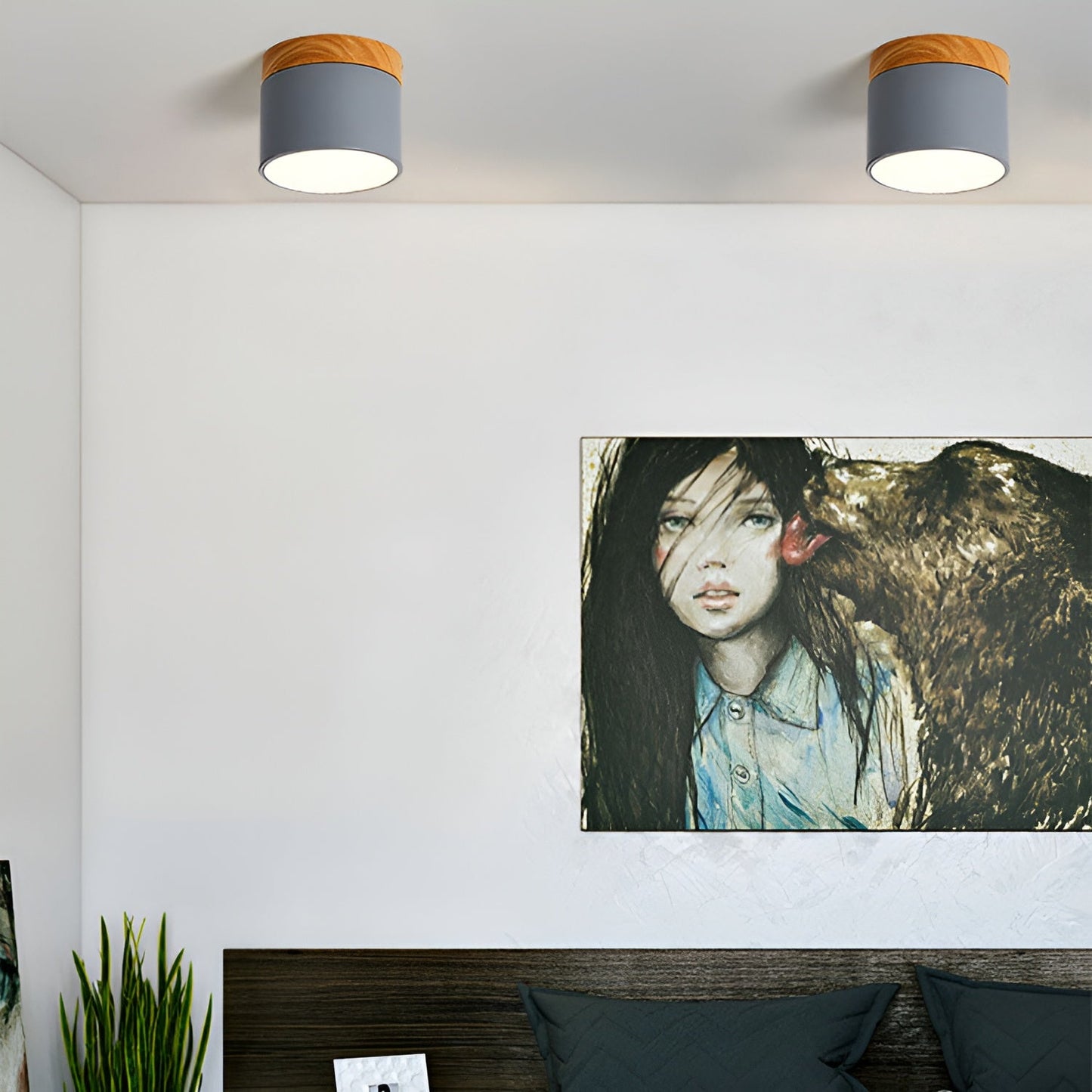 Carvallo – Minimalistisk Zylinder taklampa med Varm Ljus Accent