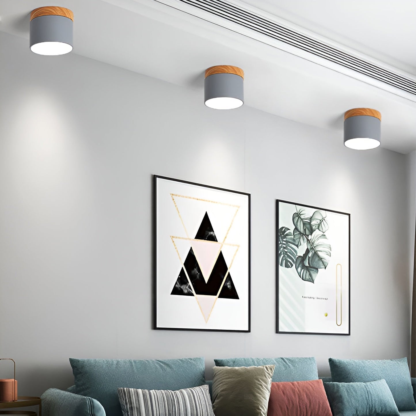 Carvallo – Minimalistisk Zylinder taklampa med Varm Ljus Accent