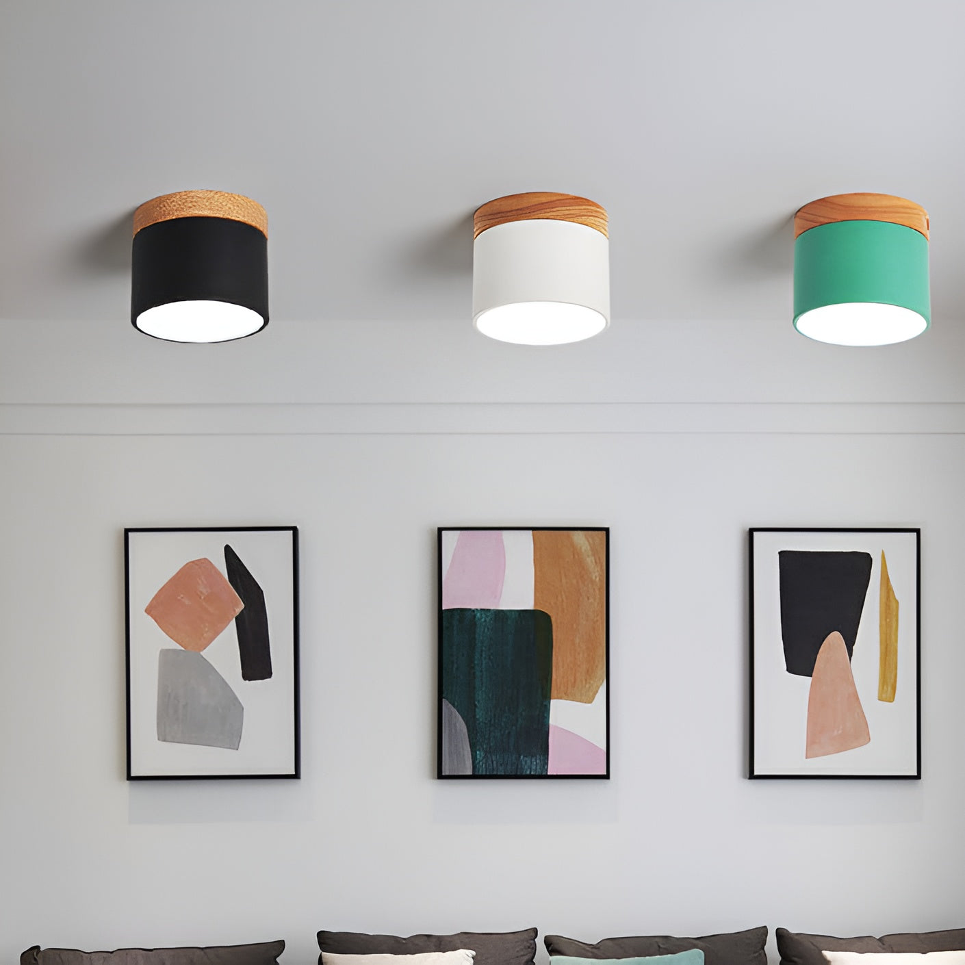 Carvallo – Minimalistisk Zylinder taklampa med Varm Ljus Accent