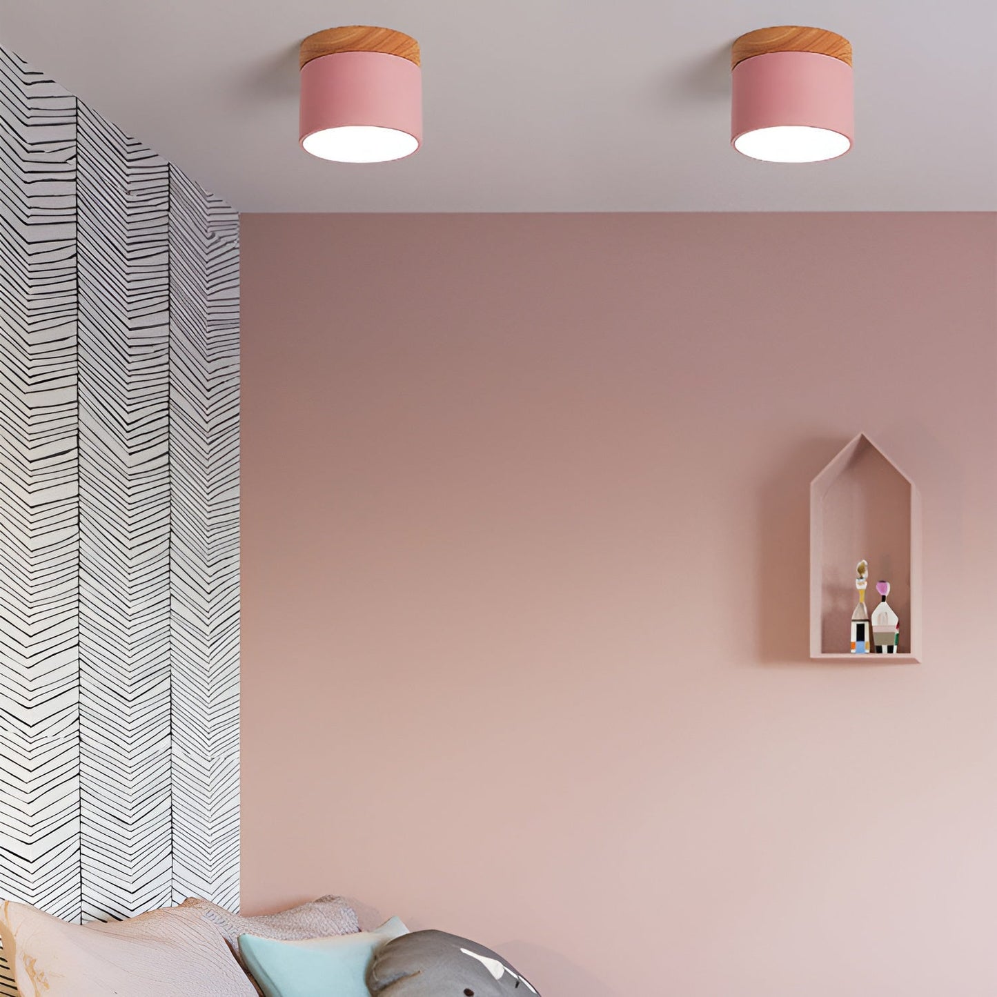 Carvallo – Minimalistisk Zylinder taklampa med Varm Ljus Accent