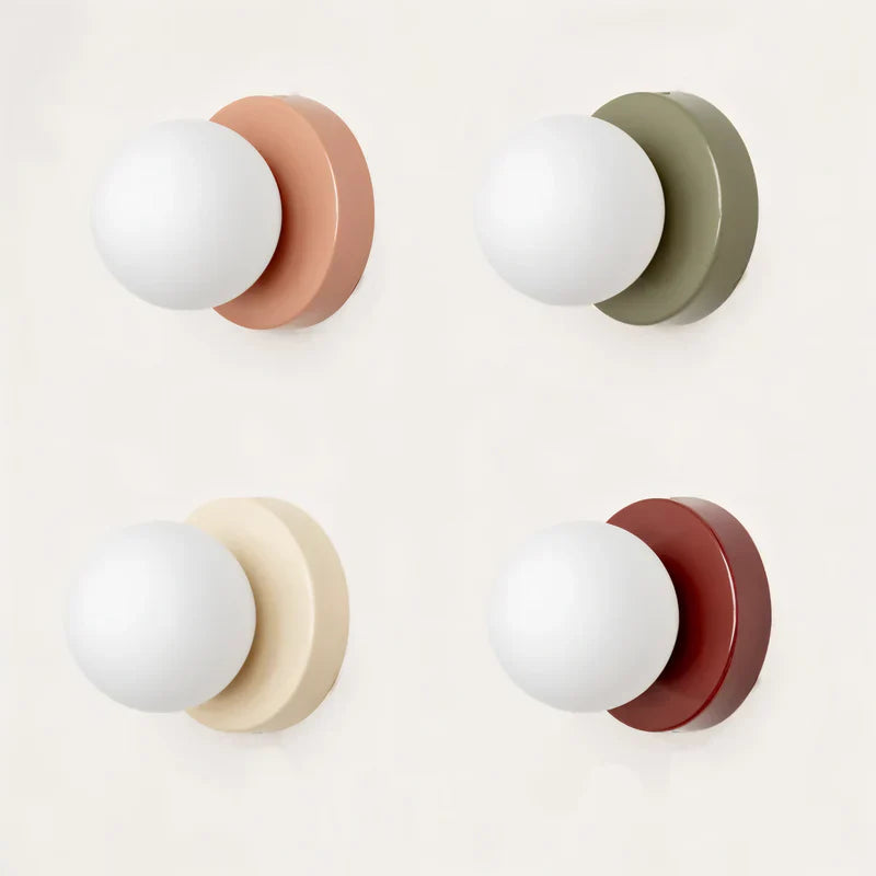 PearlPop – Elegant vägglampa i glasklot till stiliga och mysiga rum