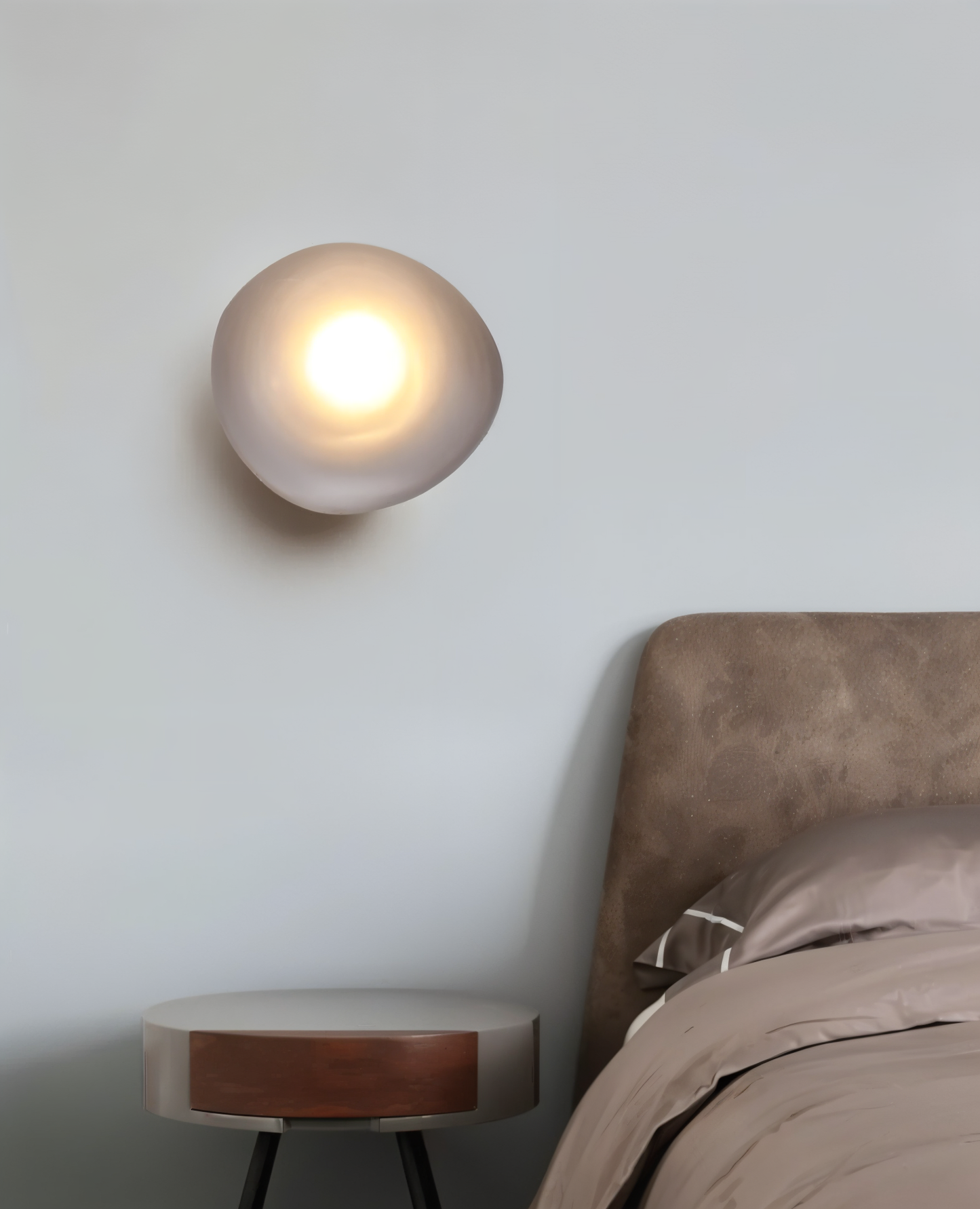 PebbleHue Vägglampa - LED Vägglampa i Glas i Nordisk Stil