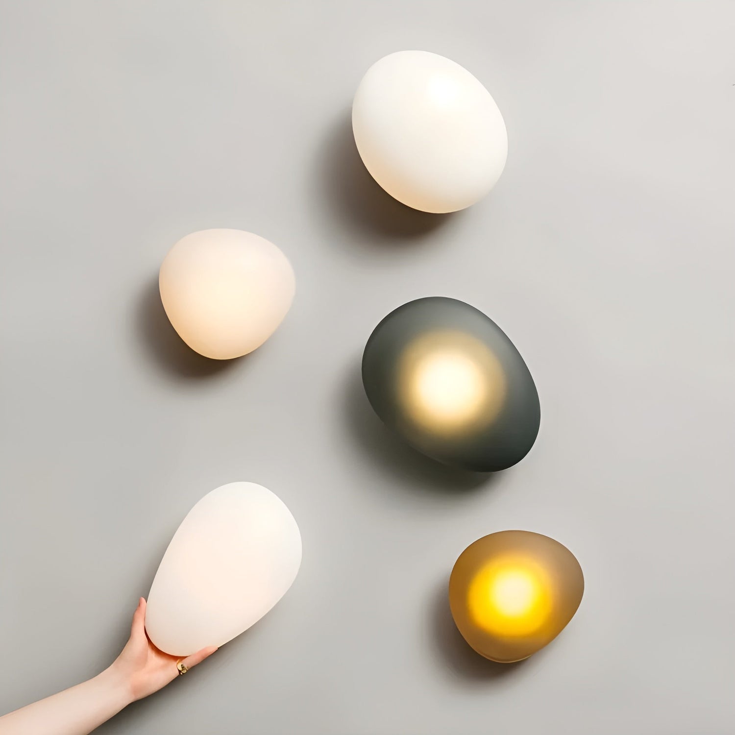 LED Vägglampa i Kieselstein Design – Dekorativ nordisk design för vardagsrum och hall