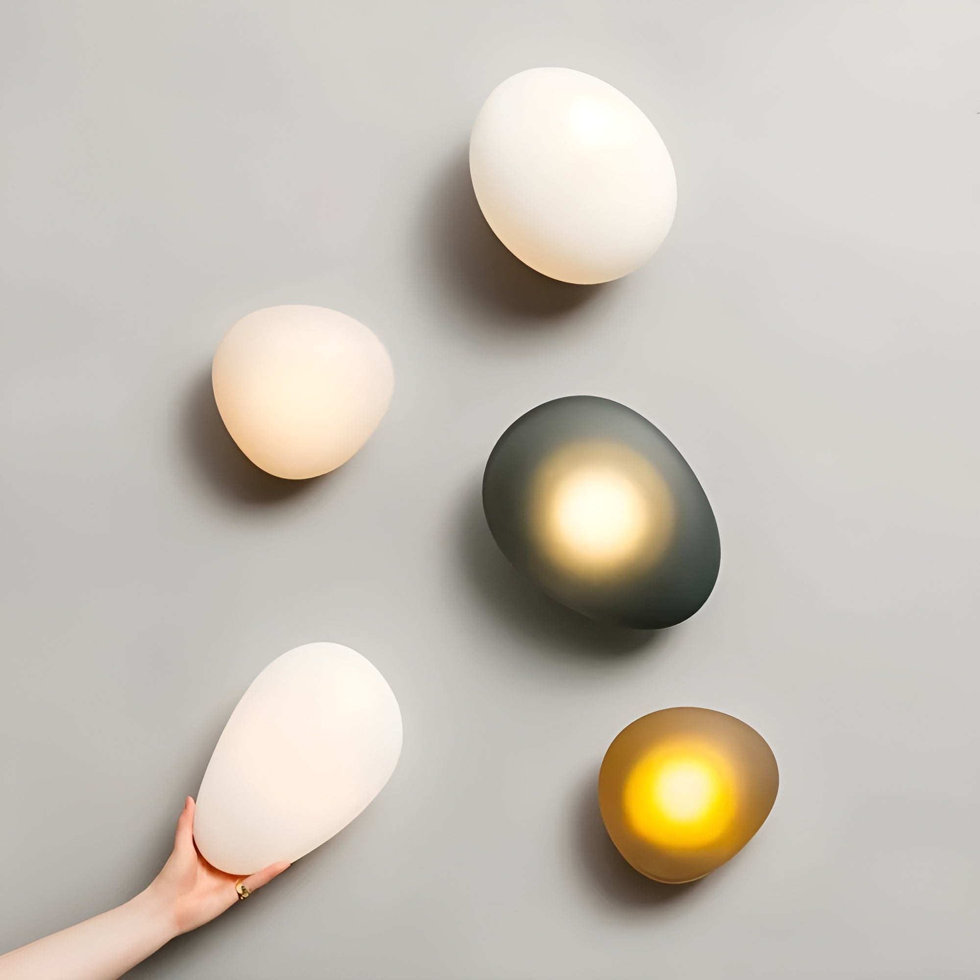 LED Vägglampa i Kieselstein Design – Dekorativ nordisk design för vardagsrum och hall
