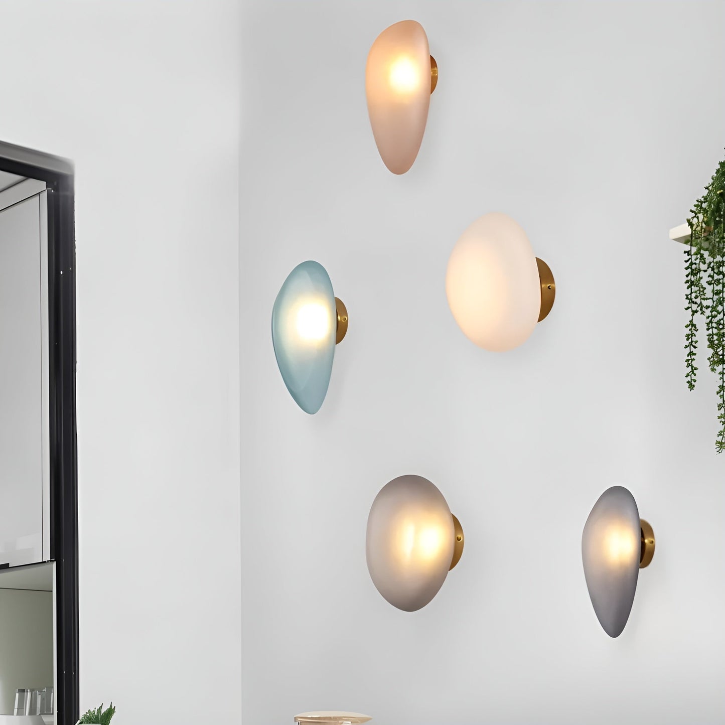 LED Vägglampa i Kieselstein Design – Dekorativ nordisk design för vardagsrum och hall