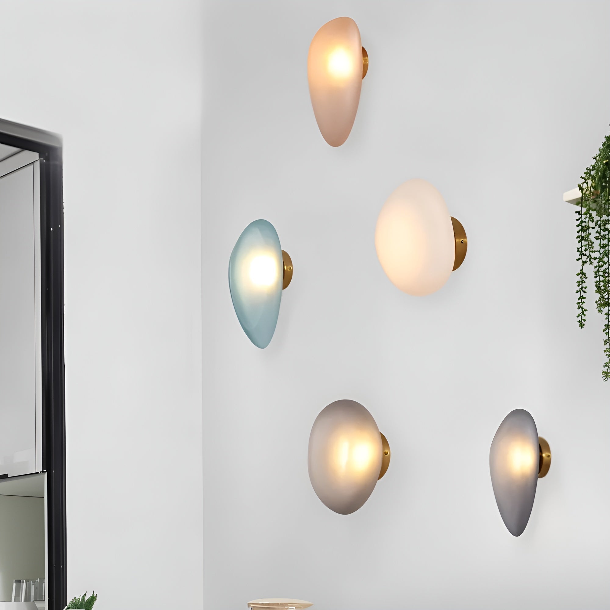 LED Vägglampa i Kieselstein Design – Dekorativ nordisk design för vardagsrum och hall