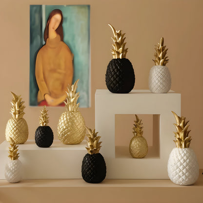 PineGlow Decor - Dekorativ Ananas-Ananas-Vardagsrumsdekor