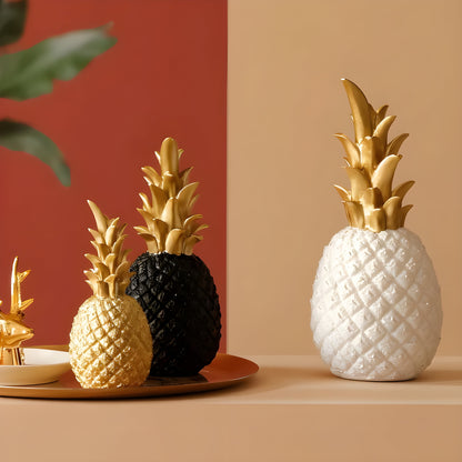 PineGlow Decor - Dekorativ Ananas-Ananas-Vardagsrumsdekor