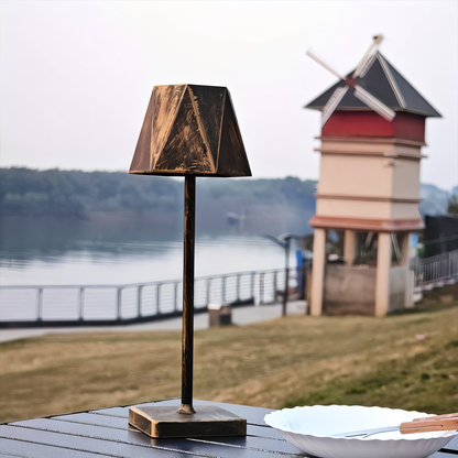 PolyGlow - Bärbar sexkantig LED-bordslampa - Vattentålig och uppladdningsbar