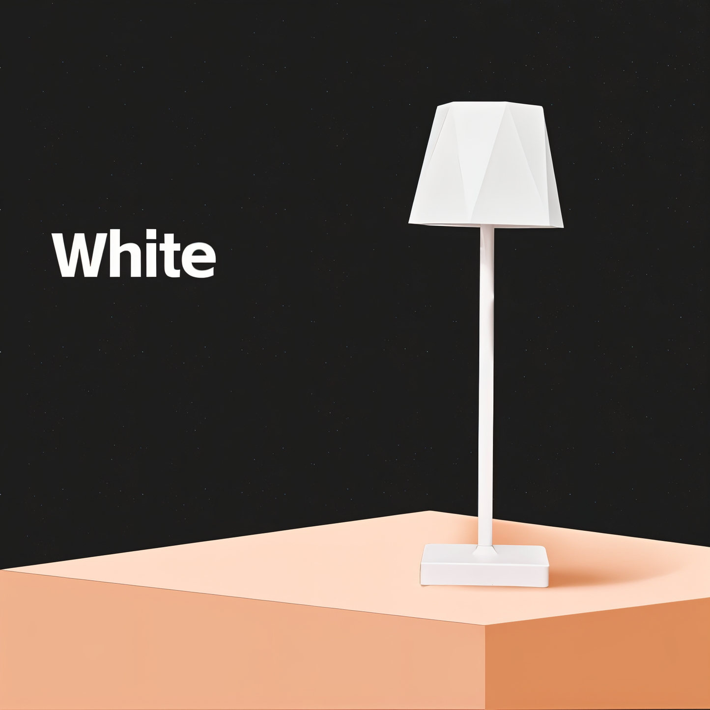 PolyGlow - Bärbar sexkantig LED-bordslampa - Vattentålig och uppladdningsbar